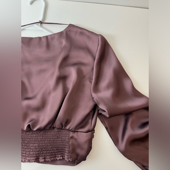 Dynamite : Satin long sleeve top - Picture 7 of 7
